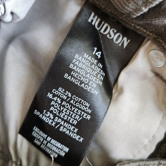 HUDSON Splice‎ Flare Girls Size 14 Slim Fit Jeans Stretch Denim Pants Gray NEW - Picture 11 of 16